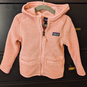 Patagonia | Toddler 2T Salmon Pink Fleece Zip Jacket | EUC